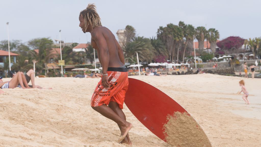 surfing man